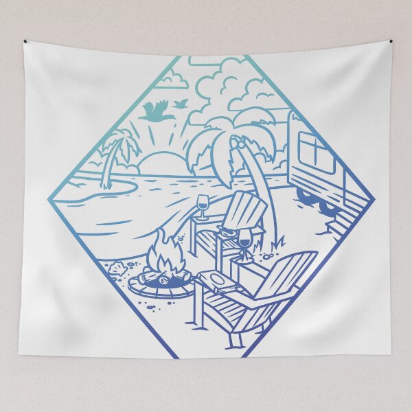 Item preview, Camp Beach Paradise designed and sold by polliadesign.