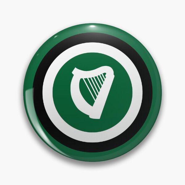 Item preview, Alt Hibs green white Harp Retro Mod Roundel designed and sold by ModSupporters.