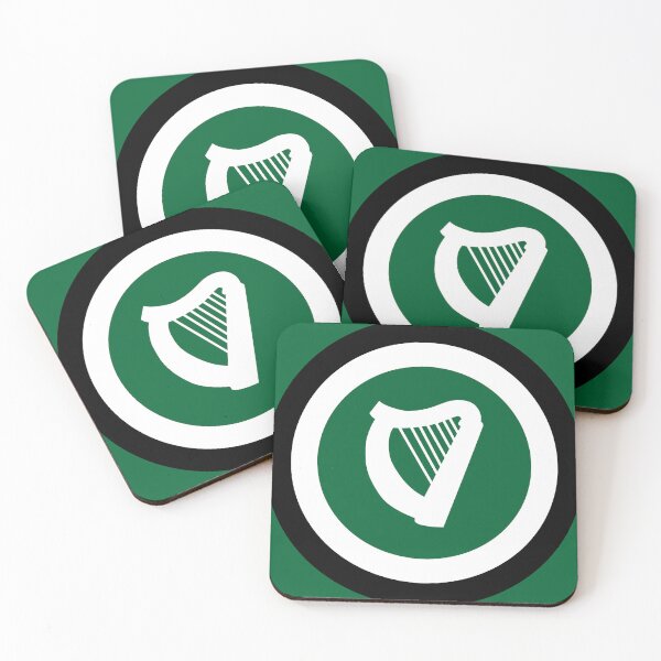 Item preview, Alt Hibs green white Harp Retro Mod Roundel designed and sold by ModSupporters.