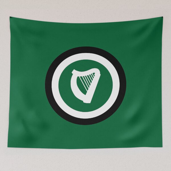 Item preview, Alt Hibs green white Harp Retro Mod Roundel designed and sold by ModSupporters.