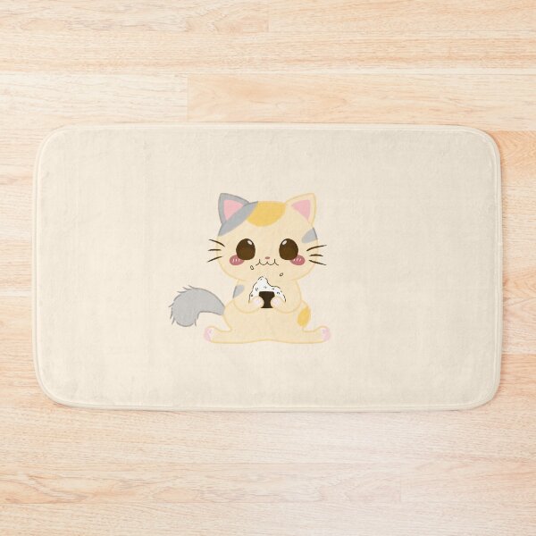 Item preview, Munching Cat with Onigiri designed and sold by takenoko-3.