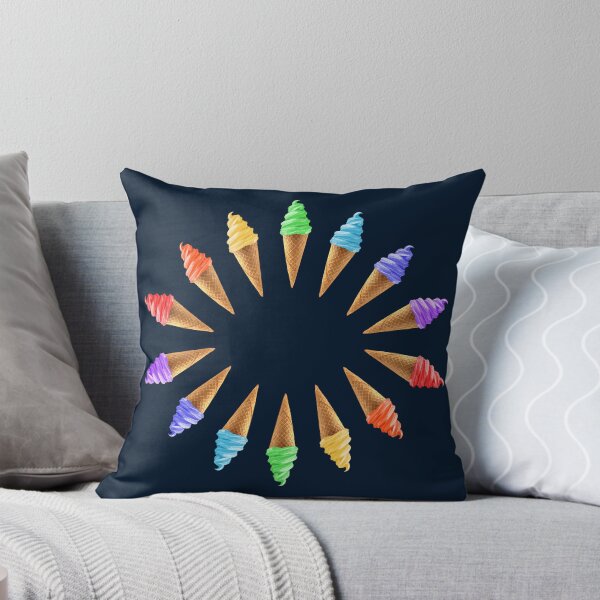 Item preview, Circle of Rainbow Ice Cream Cones designed and sold by Deborah Camp.