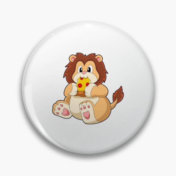 Item preview, Lion with Piece of Salami Pizza designed and sold by Snabdesign84.
