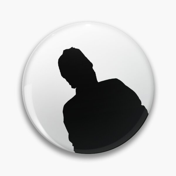 Item preview, Silhouette Of A Crooked Man Leaning Left From the Darkest Black Shadows designed and sold by TeachUrb.
