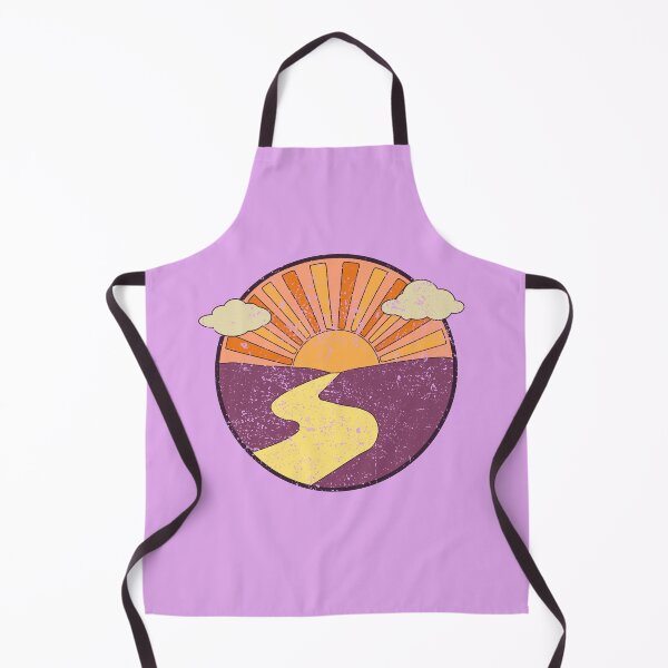 Item preview, Sunset and Winding River Distressed Retro designed and sold by MindfulMeta.