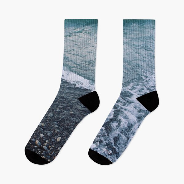 Item preview, Wave Curving Over Rocky Shore designed and sold by RoseyElisabeth.