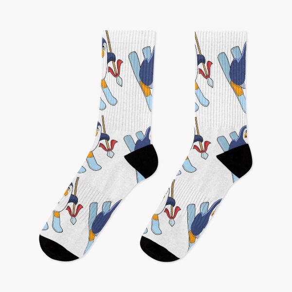 Item preview, Penguin as Skier with Ski designed and sold by Snabdesign84.