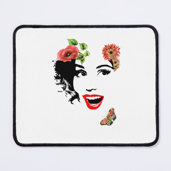 Item preview, Floral face designed and sold by Rosaliartbook.