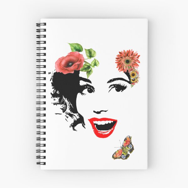 Item preview, Floral face designed and sold by Rosaliartbook.