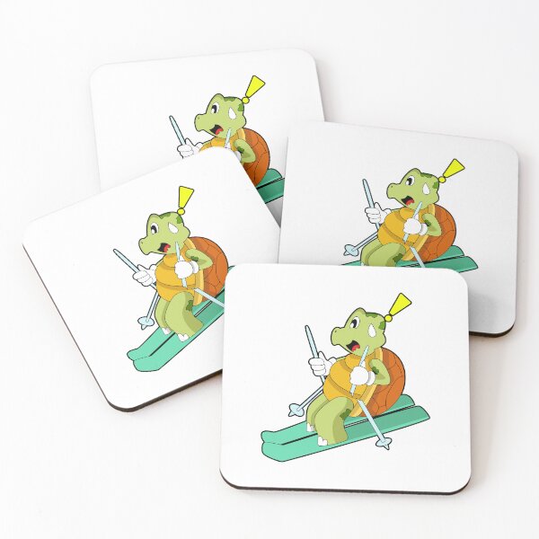 Item preview, Turtle as Skier with Ski designed and sold by Snabdesign84.
