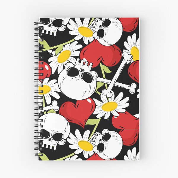 Item preview, Skulls flowers & hearts designed and sold by outlaw70.
