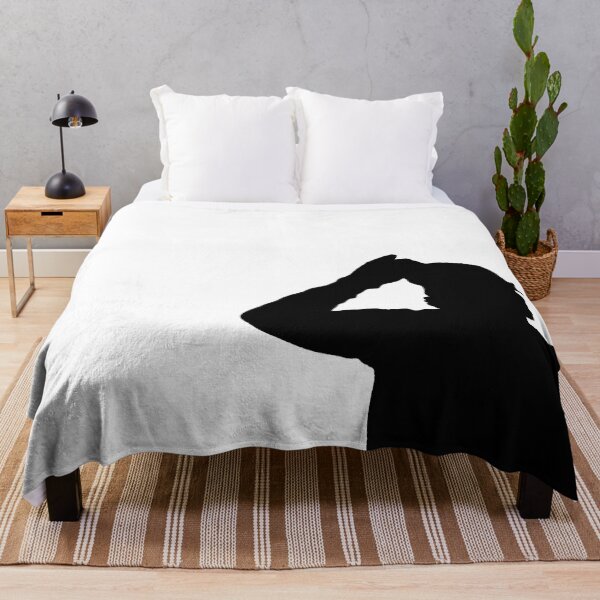 Item preview, Silhouette Of A Man Tipping His Hat From The Shadows Solid Black Figure designed and sold by TeachUrb.