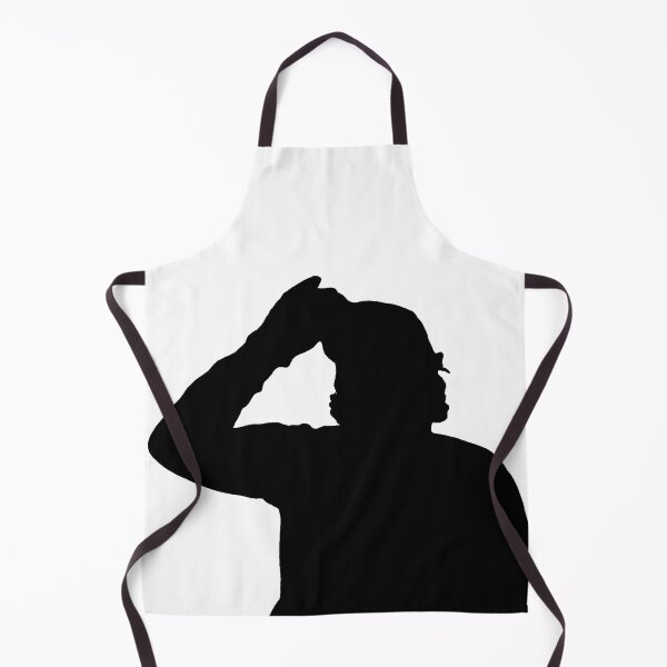 Item preview, Silhouette Of A Man Tipping His Hat From The Shadows Solid Black Figure designed and sold by TeachUrb.