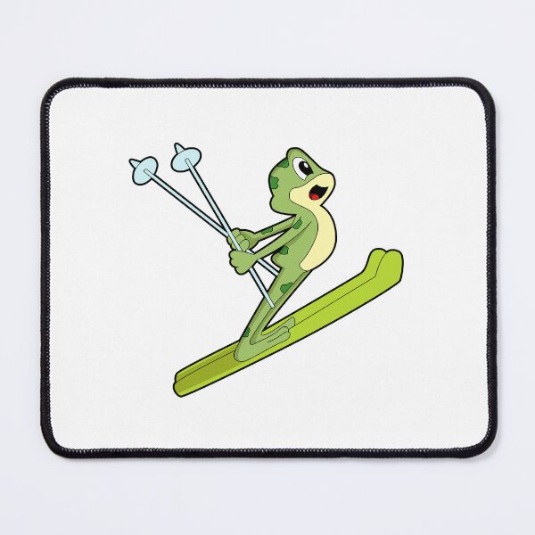 Item preview, Frog as Ski jumper with Ski designed and sold by Snabdesign84.