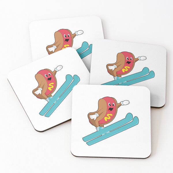 Item preview, Hotdog as Ski jumper with Ski designed and sold by Snabdesign84.