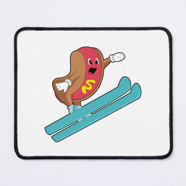 Item preview, Hotdog as Ski jumper with Ski designed and sold by Snabdesign84.