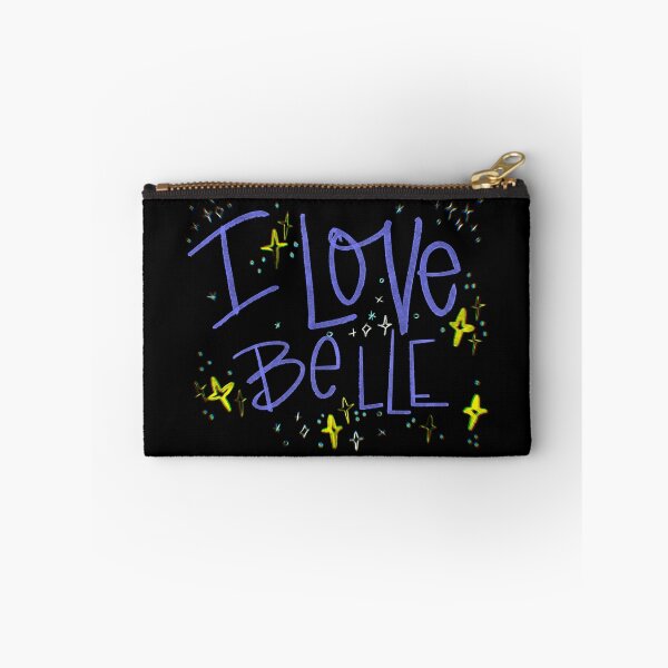 Item preview, I LOVE BELLE CUSTOM NAME PURPLE  designed and sold by GIVENGRACE.ART.