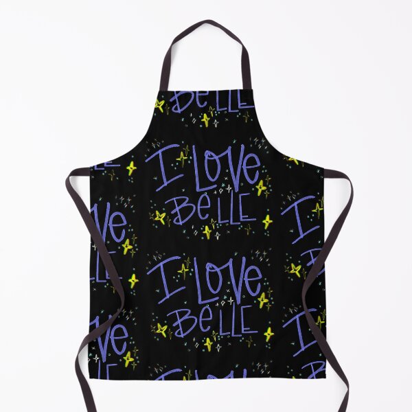 Item preview, I LOVE BELLE CUSTOM NAME PURPLE  designed and sold by GIVENGRACE.ART.