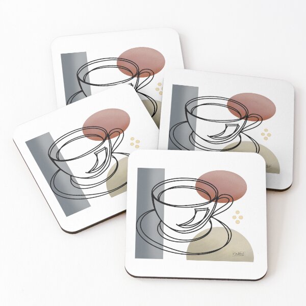 Item preview, Love my coffee line art designed and sold by MoTekent.