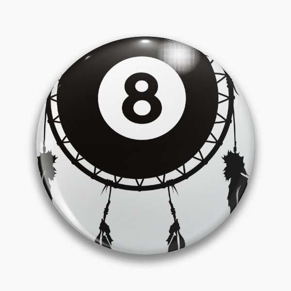 Item preview, Eight (8) Ball Black Dreamcatcher  designed and sold by XanaduHills.