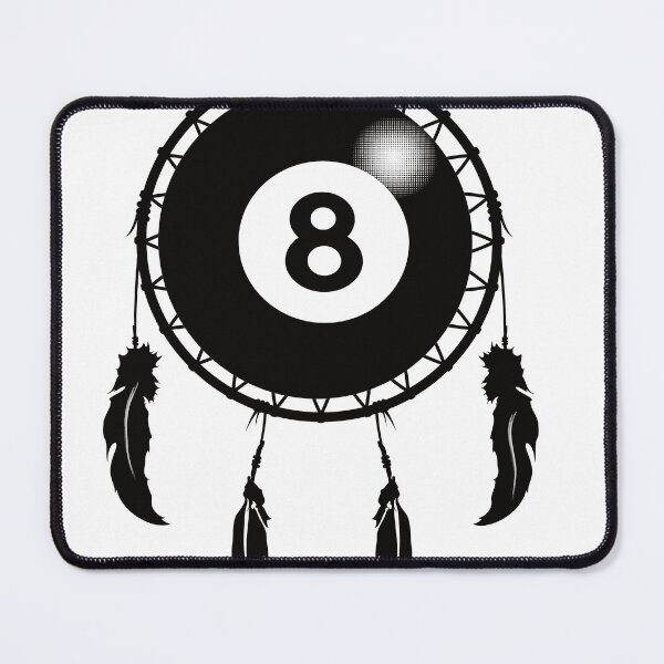 Item preview, Eight (8) Ball Black Dreamcatcher  designed and sold by XanaduHills.