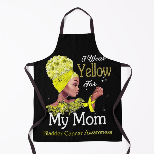 Item preview, Bladder Cancer Awareness Black Girl I Wear Yellow For My Mom designed and sold by tenjun16.