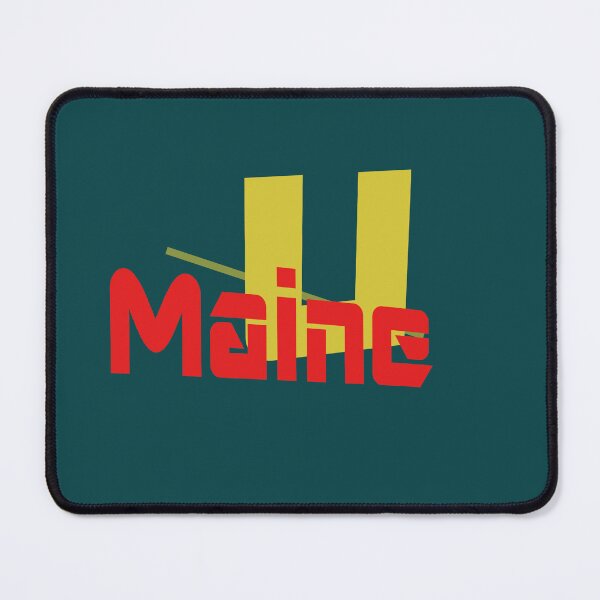 Item preview, Maine U abstract design designed and sold by lobodelnoir.