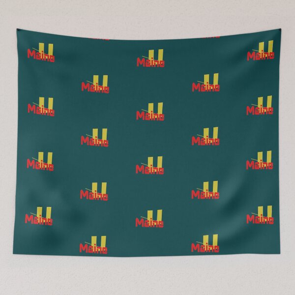 Item preview, Maine U abstract design designed and sold by lobodelnoir.