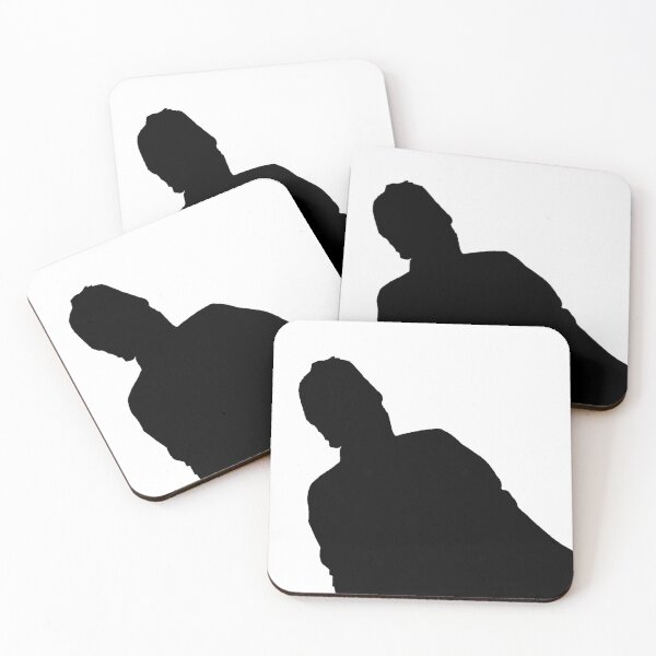Item preview, Silhouette Of A Crooked Man Leaning Left From the Darkest Black Shadows designed and sold by TeachUrb.