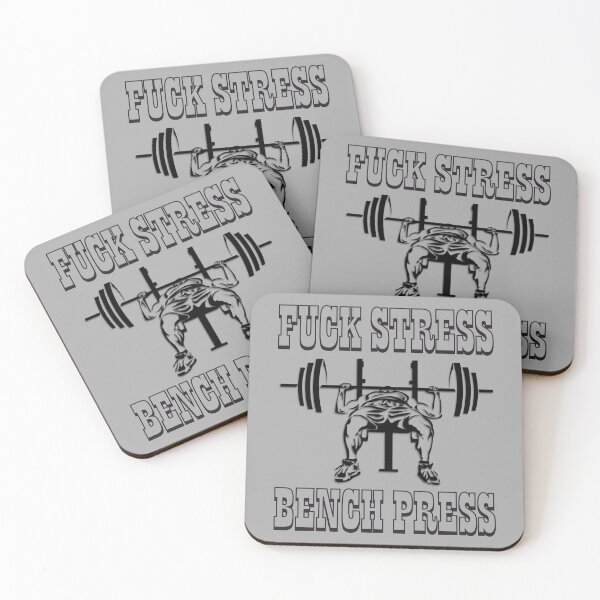 Item preview, Fuck Stress Bench Press designed and sold by Aleksandar Belić.