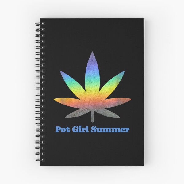 Item preview, Pot Girl Summer Weed Leaf Holographic Rainbow Pattern - For LGBTQIA Stoners/Smokers 420/Weed/Marijuana/Cannabis/Pot Lovers designed and sold by SteamParliament.