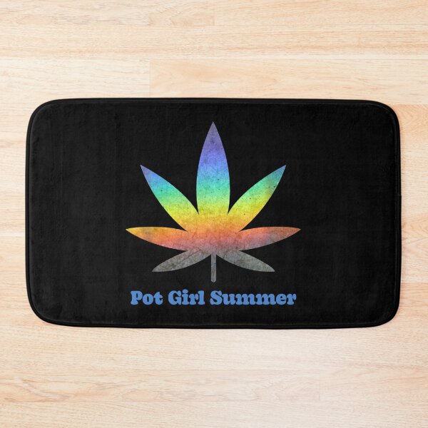 Item preview, Pot Girl Summer Weed Leaf Holographic Rainbow Pattern - For LGBTQIA Stoners/Smokers 420/Weed/Marijuana/Cannabis/Pot Lovers designed and sold by SteamParliament.