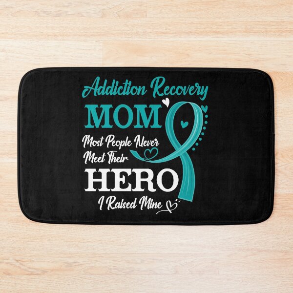 Item preview, Proud Addiction Recovery Mom Most People Never Meet Their Hero I Raised Mine Addiction Recovery Awareness designed and sold by Kohend.