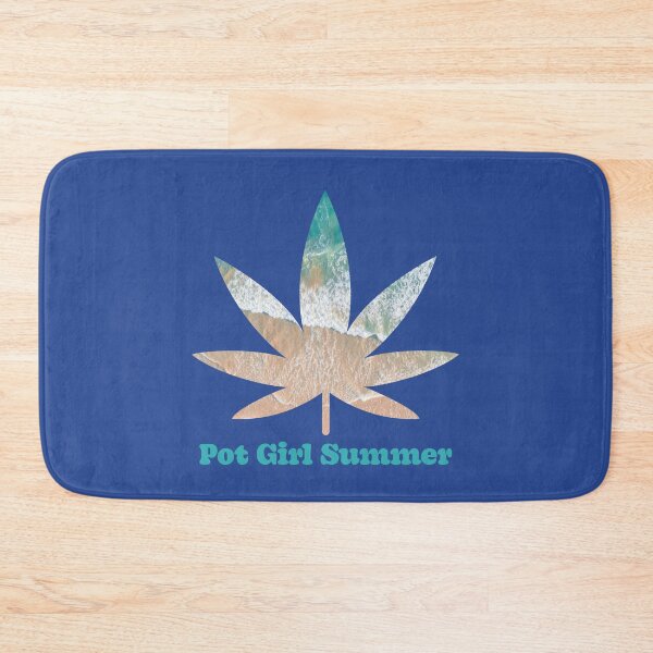 Item preview, Pot Girl Summer Weed Leaf Beach at Summer Ocean Wave Pattern - For Stoners/Smokers 420/Weed/Marijuana/Cannabis/Pot Lovers designed and sold by SteamParliament.