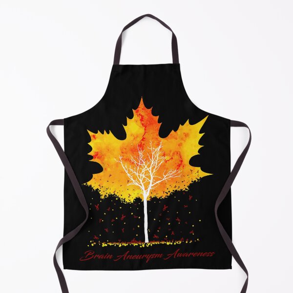 Item preview, Brain Aneurysm Awareness Maple Leaf Autumn Tree Orange Fall Leaves Season designed and sold by Sabfit.