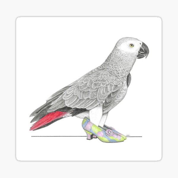 Item preview, Pistachio in Retro Pumps designed and sold by JimsBirds.