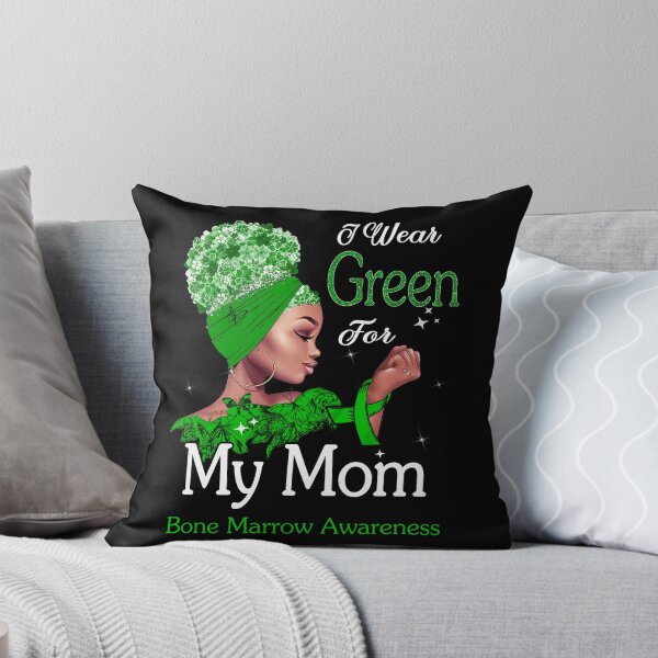 Item preview, Bone Marrow Awareness Black Girl I Wear Green For My Mom designed and sold by tenjun16.