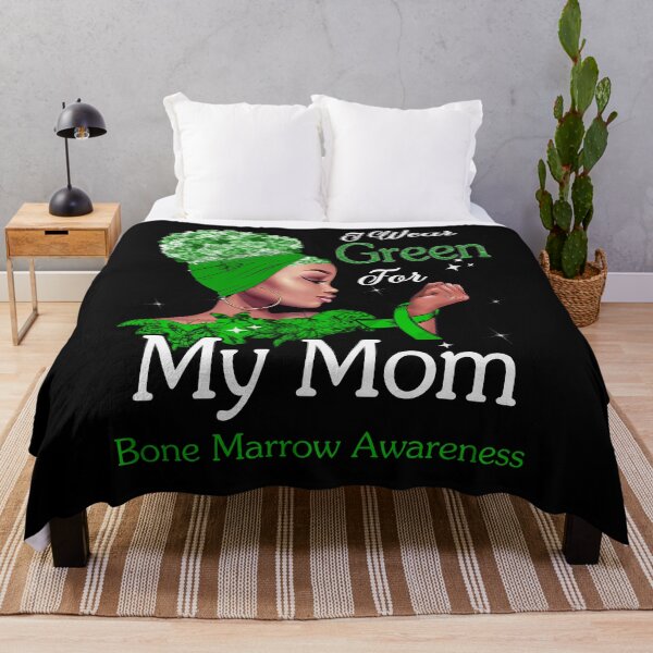 Item preview, Bone Marrow Awareness Black Girl I Wear Green For My Mom designed and sold by tenjun16.