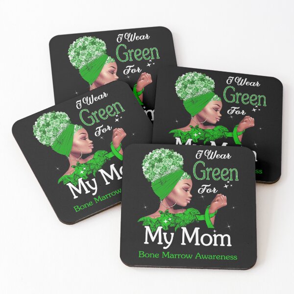 Item preview, Bone Marrow Awareness Black Girl I Wear Green For My Mom designed and sold by tenjun16.