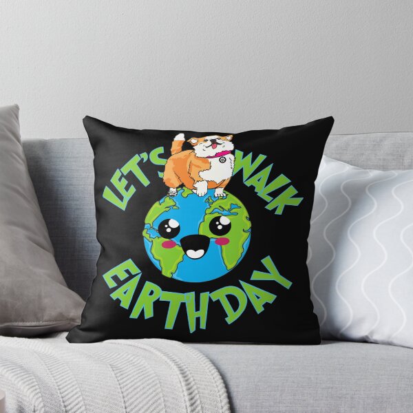 Artikelvorschau, Kawaii Corgi Let's Walk Tag der Erde entworfen und verkauft von OnyxTurtle.