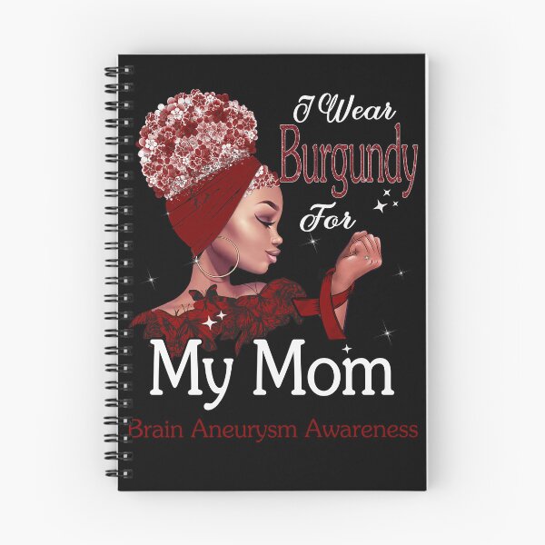 Item preview, Brain Aneurysm Awareness Black Girl I Wear Burgundy For My Mom designed and sold by tenjun16.