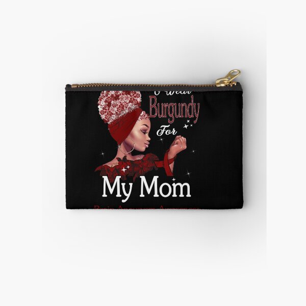 Item preview, Brain Aneurysm Awareness Black Girl I Wear Burgundy For My Mom designed and sold by tenjun16.