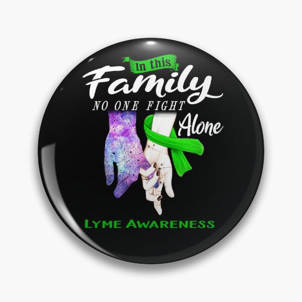 Item preview, In This Family No One Fights Alone LYME Awareness designed and sold by Mnrshirley.