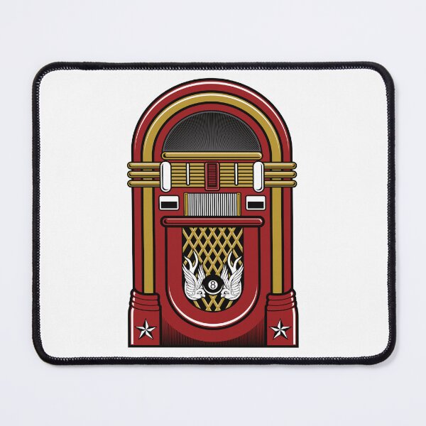 Item preview, Inspired Wurlitzer Jukebox with an Eight (8) Ball Overlay designed and sold by XanaduHills.