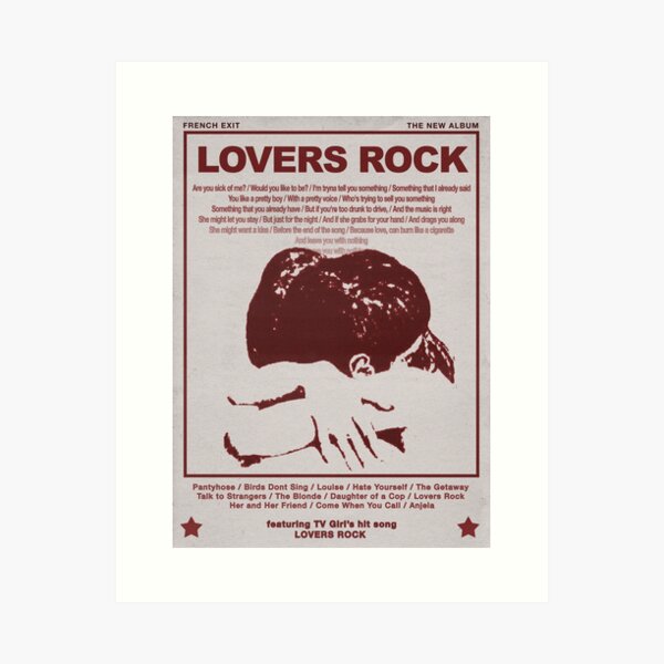 Item preview, Lovers Rock TV Girl French Exit  designed and sold by lgsketches.