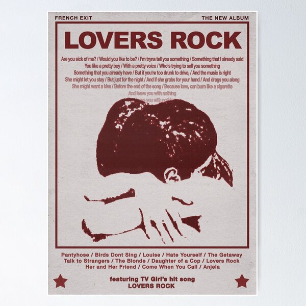 Artikel-Vorschau von Lovers Rock TV-Mädchen Französisch Ausgang, designt und verkauft von lgsketches.