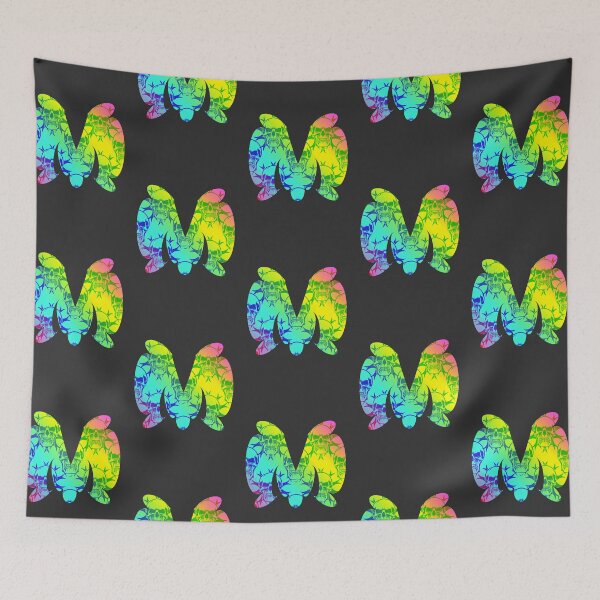 Item preview, Letter M skulls rainbow designed and sold by TheRightHonMP.