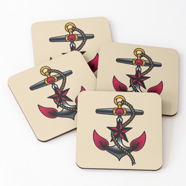 Item preview, Salty-Dog American Traditional Nautical Anchor designed and sold by salty-dog.