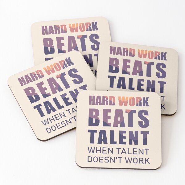 Item preview, Camisas de gimnasia con citas motivacionales - El trabajo duro vence al talento cuando el talento no funciona - Inspirador designed and sold by Alice-Elgawi.