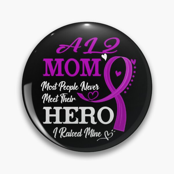 Item preview, Proud ALZ Mom Most People Never Meet Their Hero I Raised Mine Alzheimer's Awareness designed and sold by Kohend.